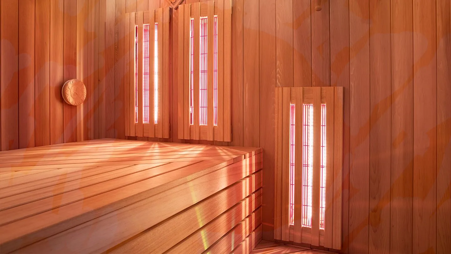 Cedar sauna benches